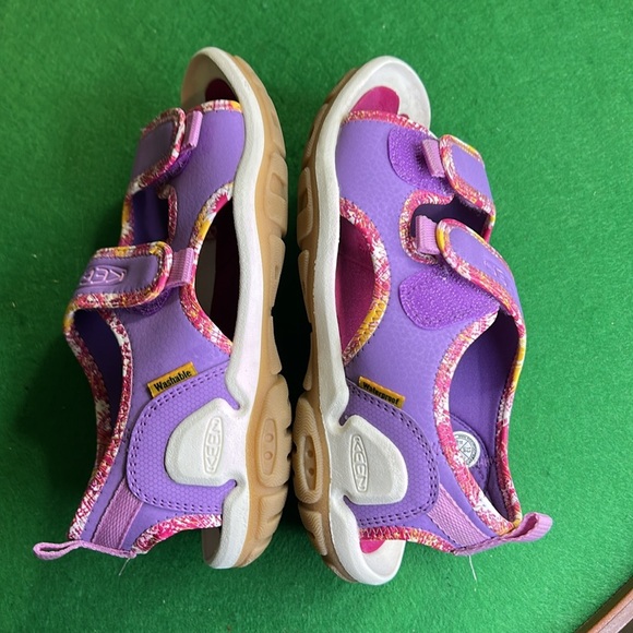 KEEN BIG KIDS KNOTCH CREEK OPEN TOE PURPLE SANDALS SZ 13 - Picture 11 of 13
